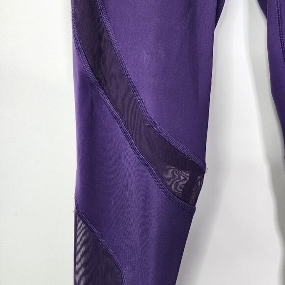 Aritzia The Constant Acosta Pant Leggings Mesh Panels Medium Purple Women's - Picture 5 of 12